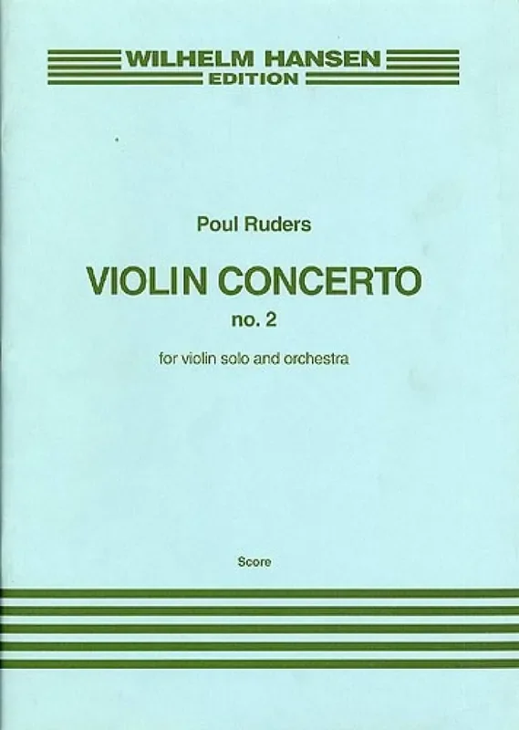 Poul Ruders Violin Concerto No.2 Orchester mit Solo
