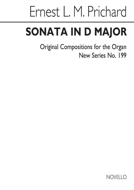 Pratt Pritchard Sonata In D Orgel