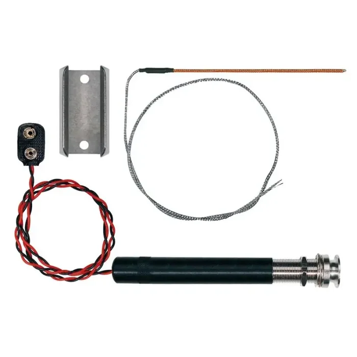 Preamp pickup system, „natural acoustics II“, battery holder, preamp, cable pickup 1,8mm diameter