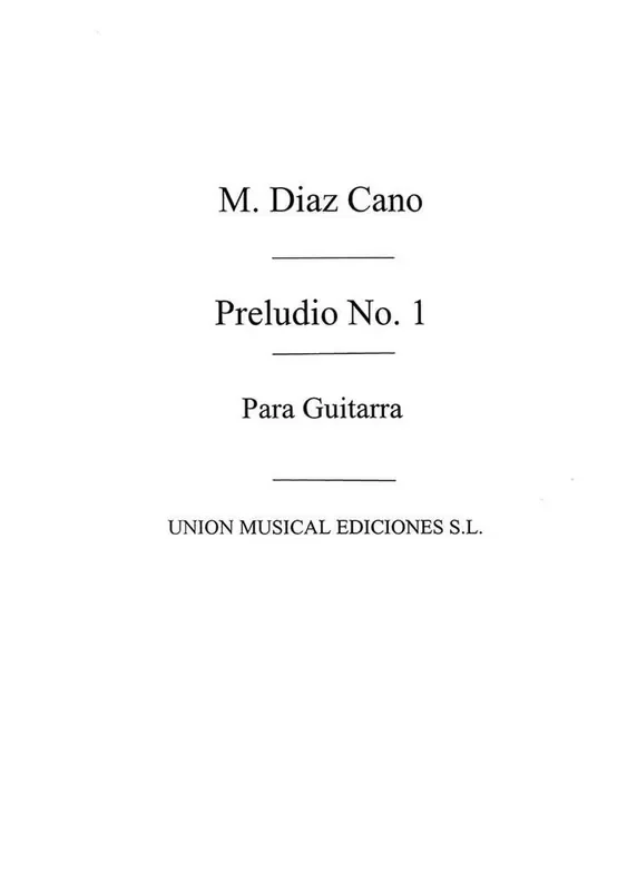 Preludio No1 Gitarre Solo