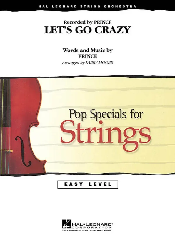 Prince Let‘s Go Crazy (Arr. Larry Moore) Streichorchester