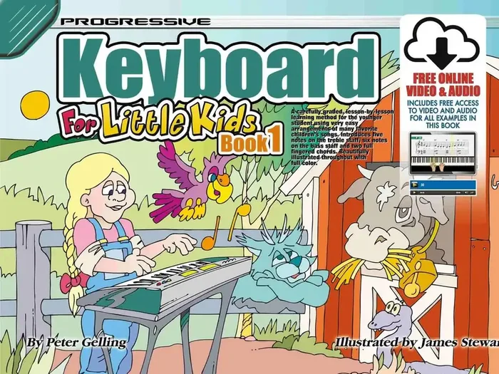 Progressive Keyboard for Little Kids – Book 1