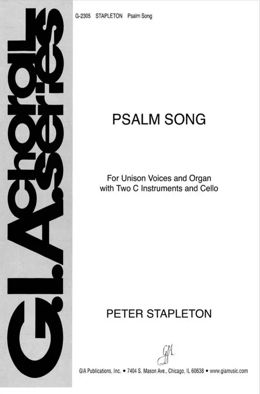 Psalm Song Gemischter Chor mit Begleitung