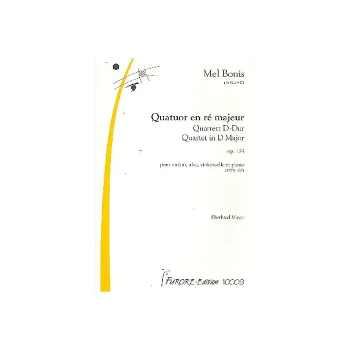 Quartett D-Dur op.124 für Klavier,