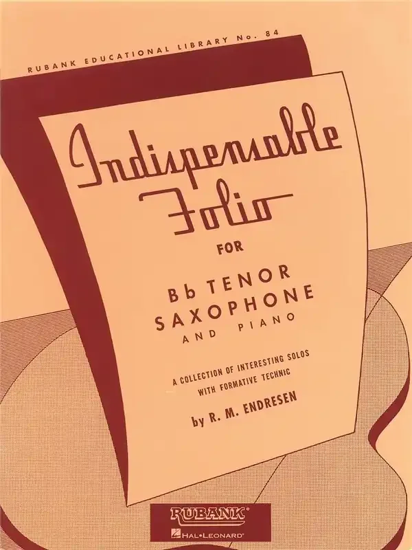 R.M. Endresen Indispensable Folio – Bb Tenor Saxophone and Piano Tenorsaxophon
