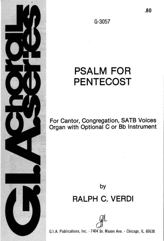 Ralph C. Verdi Psalm for Pentecost Gemischter Chor mit Begleitung