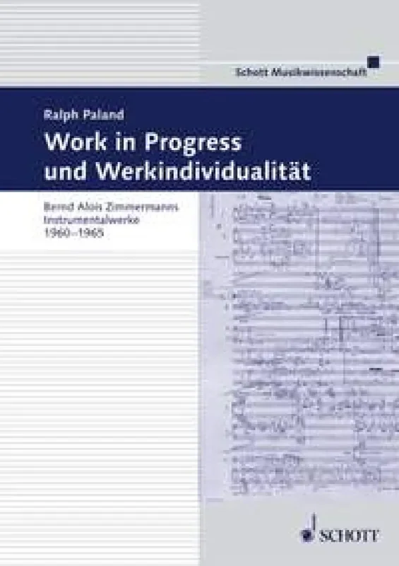 Ralph Paland Work in Progress und Werkindividualitat