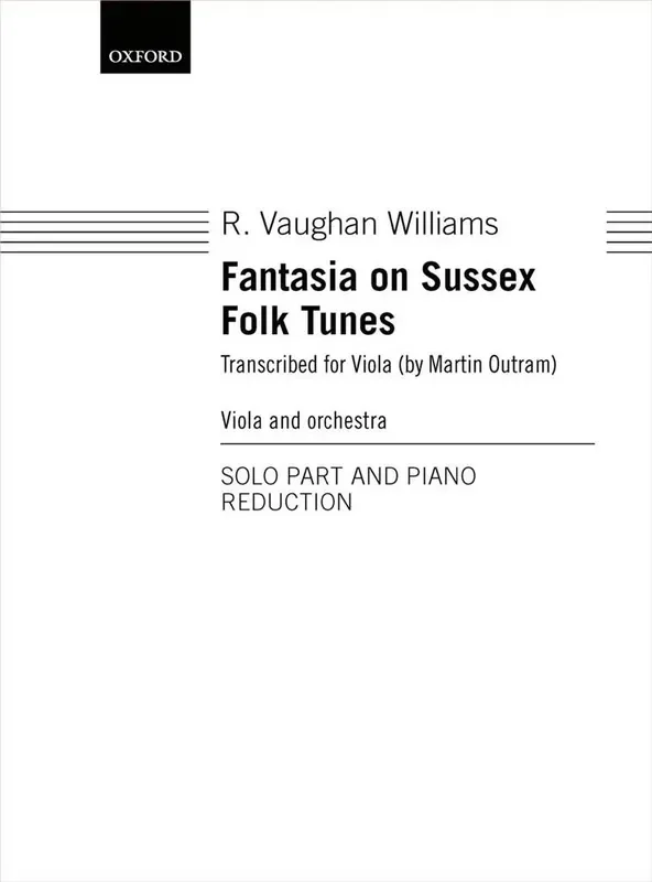 Ralph Vaughan Williams Fantasia On Sussex Folk Tunes (Arr. Martin Outram) Viola mit Begleitung