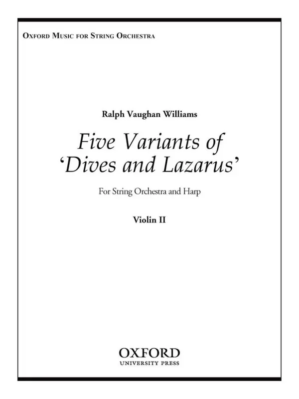 Ralph Vaughan Williams Five Variants On ‘Dives And Lazarus‘ Streichensemble