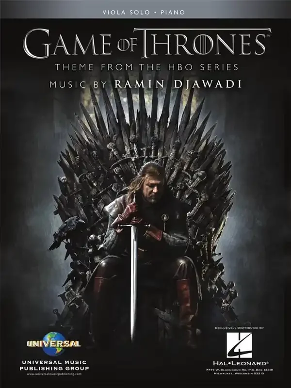 Ramin Djawadi Game of Thrones for Viola & Piano Viola mit Begleitung