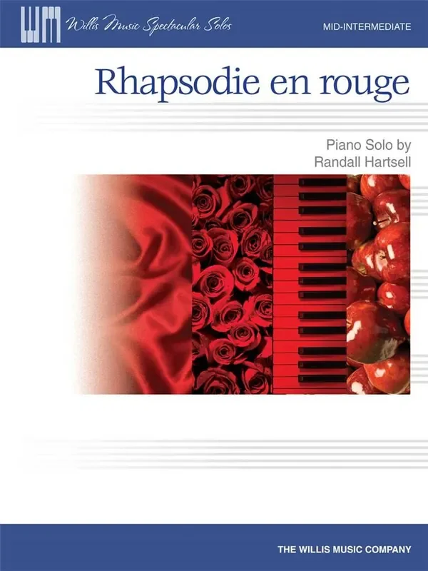Randall Hartsell Rhapsodie en rouge Klavier Solo