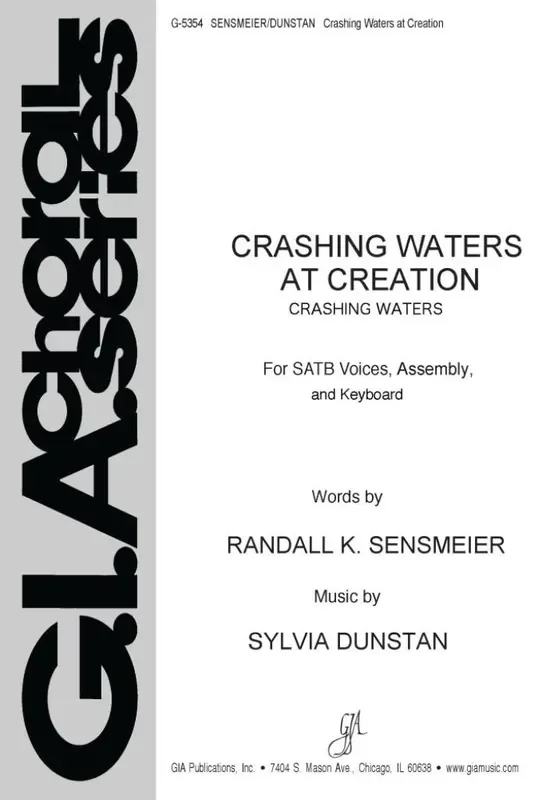Randall K. Sensmeier Crashing Waters at Creation Gemischter Chor mit Klavier/Orgel