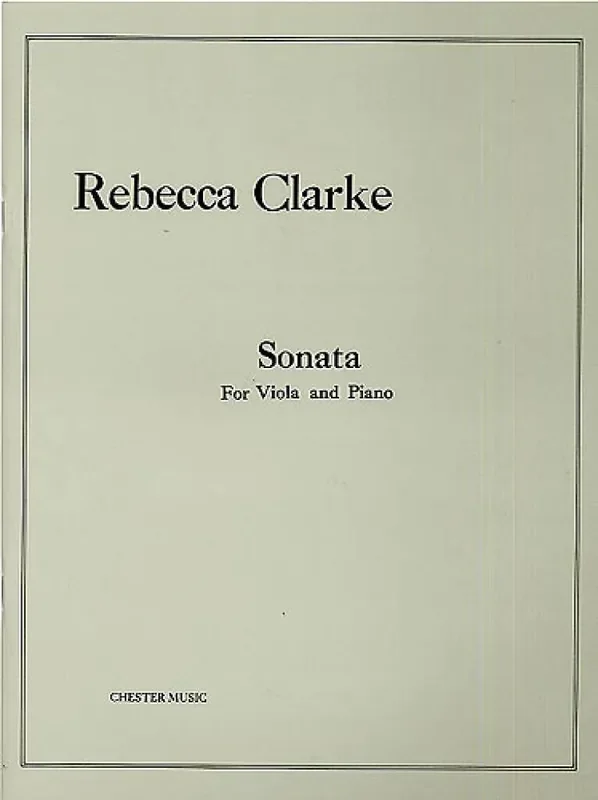 Rebecca Clarke Viola Sonata Viola mit Begleitung