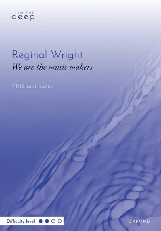 Reginal Wright We are the music makers Männerchor mit Klavier/Orgel