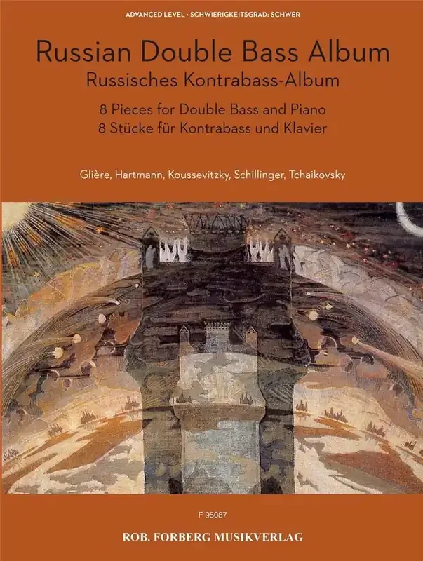 Reinhold Glière Russian Double Bass Album Kontrabass mit Begleitung