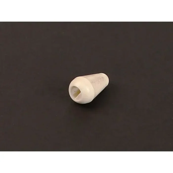 Relic Series switch cap Strat, inch size, 4,8mm, fits USA switch, white Relic