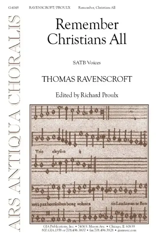Remember Christians All Gemischter Chor mit Begleitung