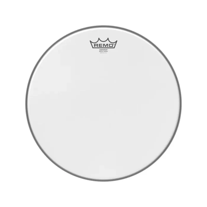 Remo 15″ Emperor White Suede