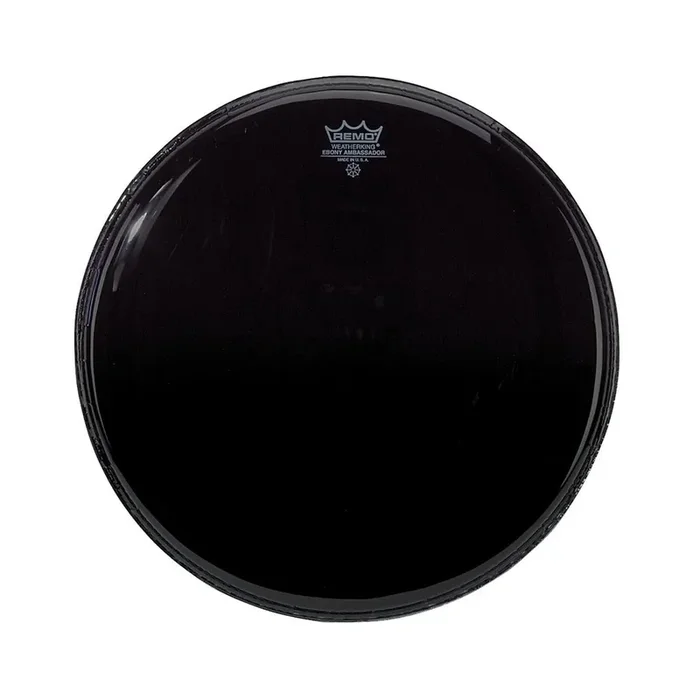 Remo 22″ Ambassador Ebony Bass