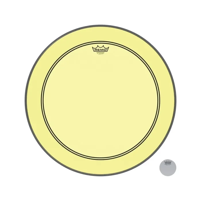 Remo 26″ Powerstroke 3 Colortone Yellow