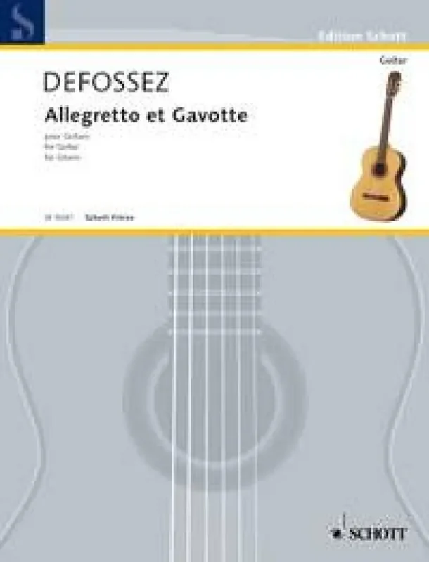 René Defossez Allegretto and Gavotte Gitarre Solo