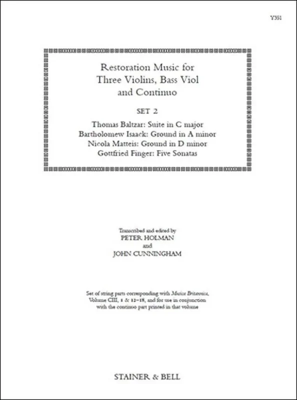 Restoration Music – Set 2 Kammerensemble