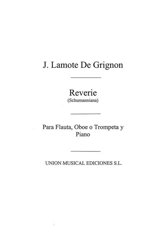 Reverie Flöte mit Begleitung