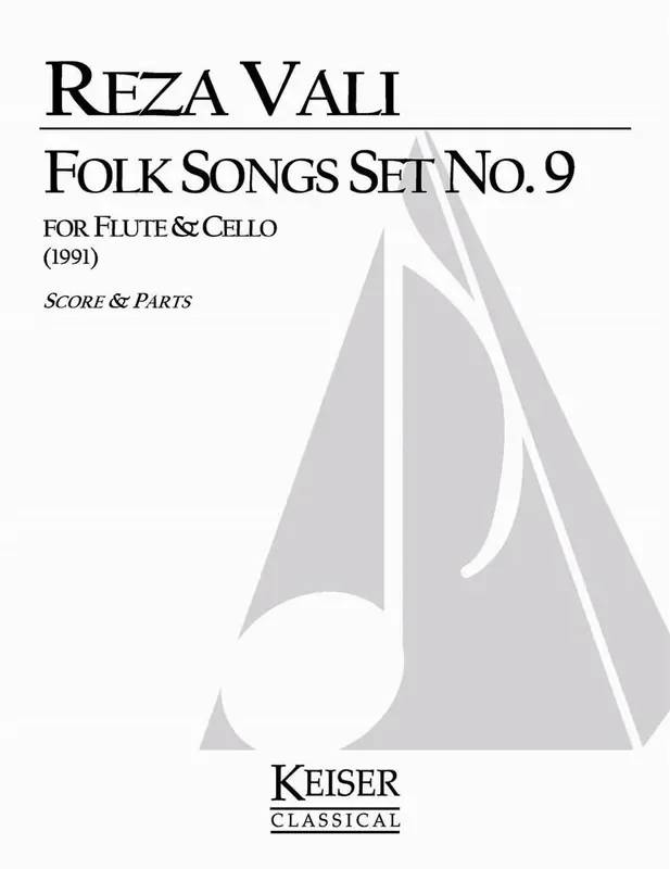 Reza Vali Folk Songs Set No. 9 Flöte mit Begleitung