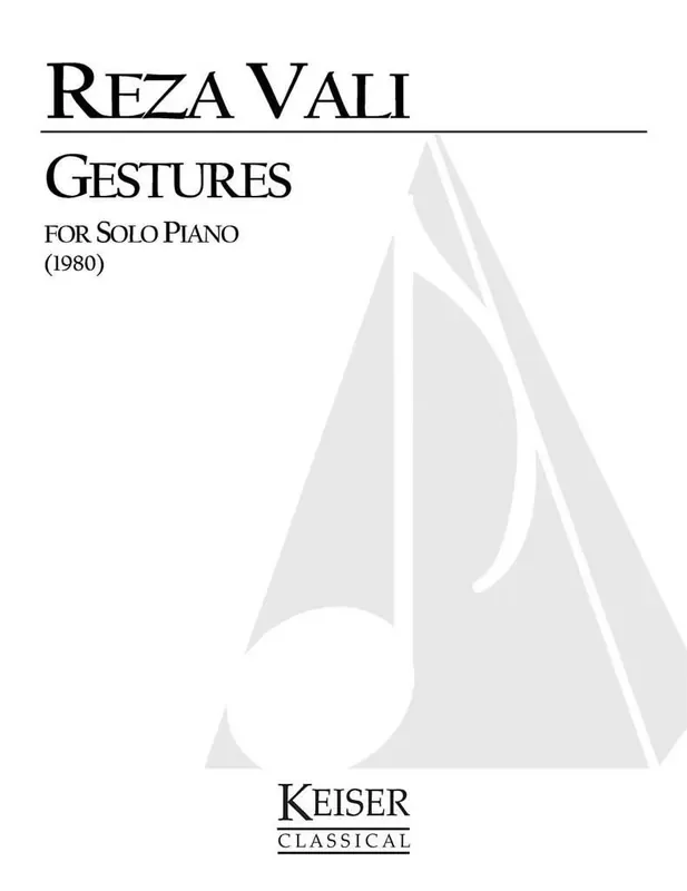 Reza Vali Gestures Klavier Solo