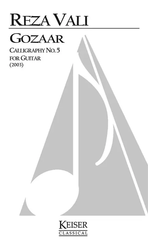 Reza Vali Gozaar Calligraphy no. 5 Gitarre Solo