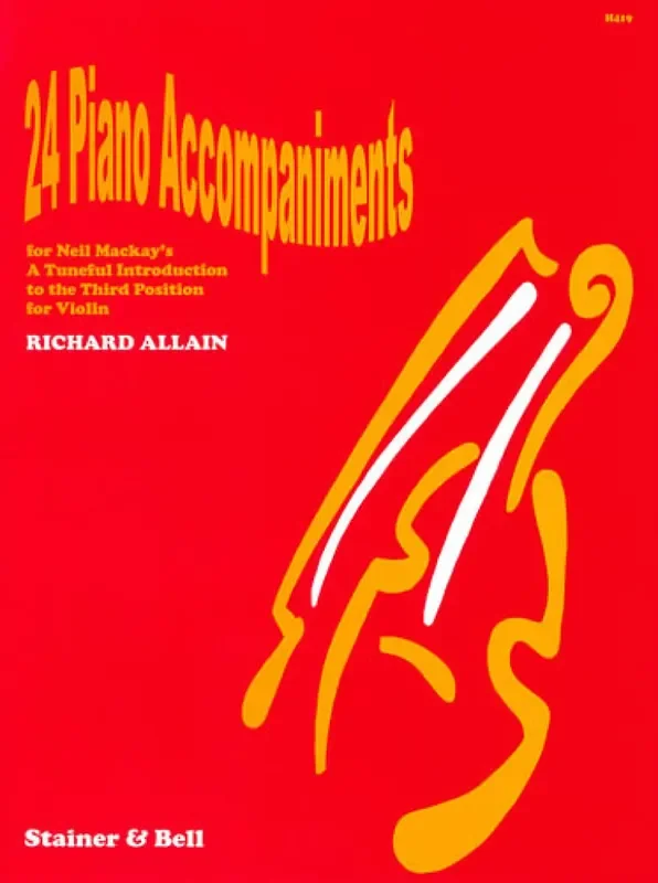 Richard Allain 24 Piano Accompaniments to A Tuneful Introduction Sonstige Streicher