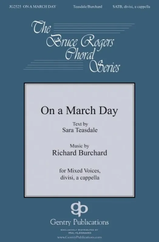 Richard Burchard On A March Day Gemischter Chor mit Begleitung