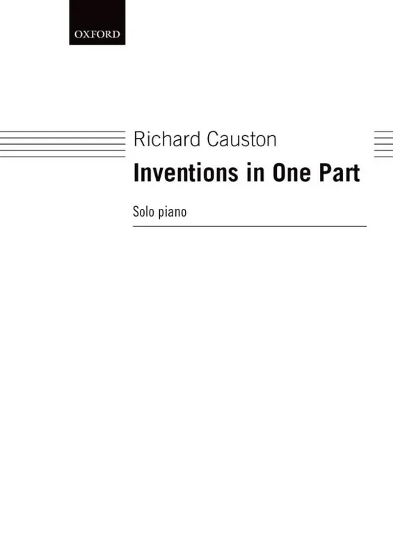 Richard Causton Inventions In One Part Klavier Solo