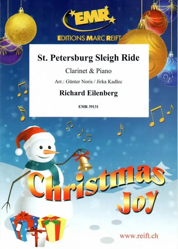 Richard Eilenberg St. Petersburg Sleigh Ride (Arr. Jirka Kadlec) Klarinette mit Begleitung