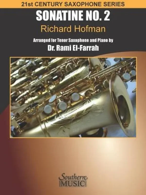 Richard Hofmann Sonatine No. 2 (Arr. Dr. Rami El-Farrah) Tenorsaxophon mit Begleitung