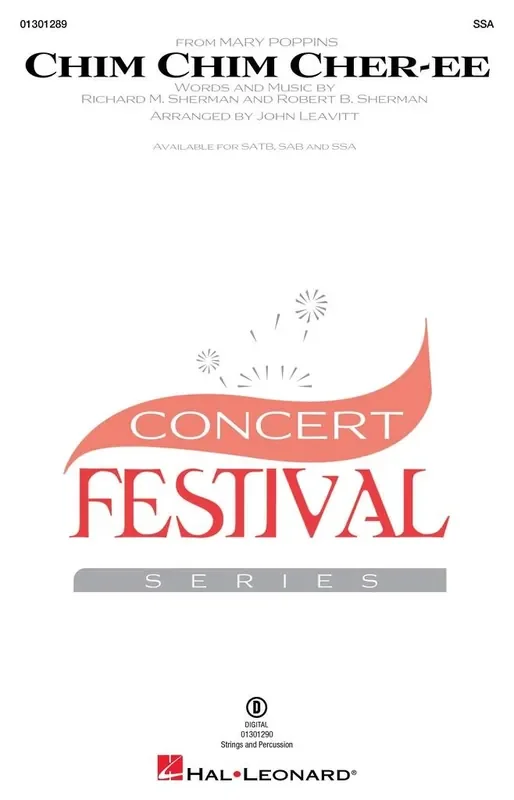 Richard M. Sherman Chim Chim Cher-ee (Arr. John Leavitt) Frauenchor mit Begleitung