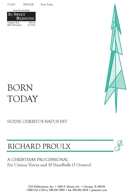 Richard Proulx Born Today Gemischter Chor mit Begleitung