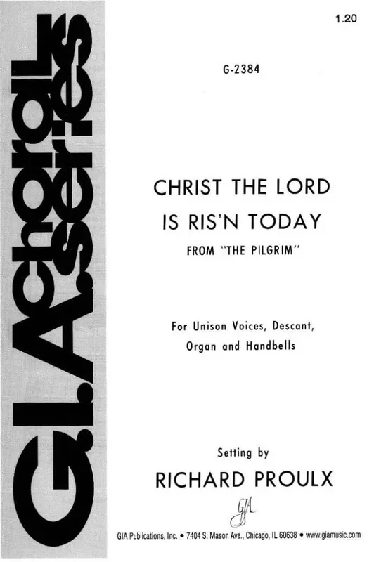Richard Proulx Christ the Lord Is Risen Today Gemischter Chor mit Begleitung