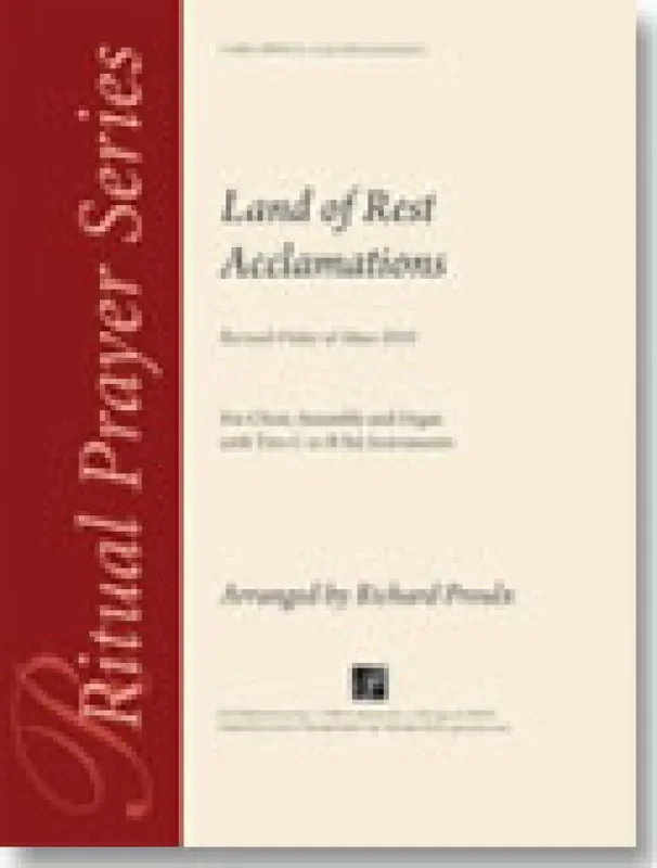 Richard Proulx Land of Rest Acclamations (Arr. Richard Proulx) Gemischter Chor mit Ensemble