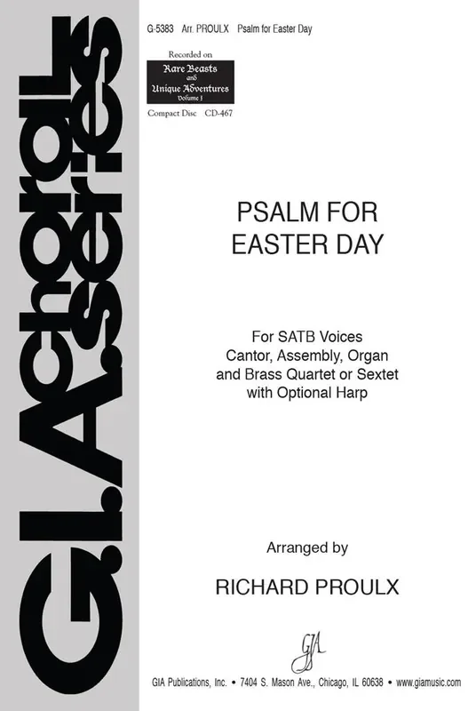 Richard Proulx Psalm for Easter Day (Arr. Richard Proulx) Gemischter Chor mit Klavier/Orgel