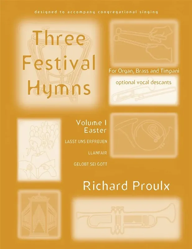 Richard Proulx Three Festival Hymns Trompete Duett