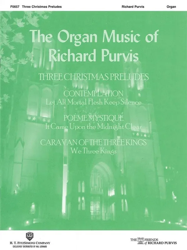 Richard Purvis Three Christmas Preludes Orgel