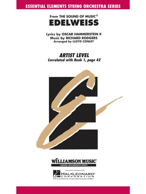 Richard Rodgers Edelweiss ( from The Sound of Music ) (Arr. Lloyd Conley) Orchester