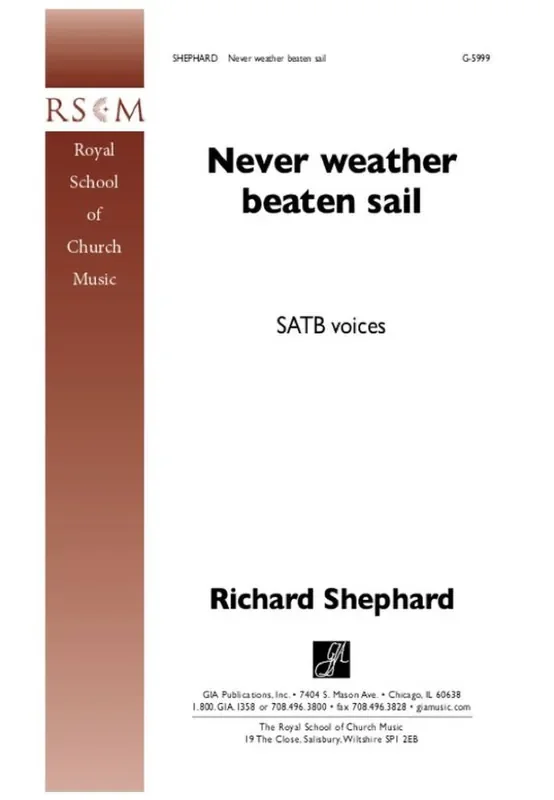 Richard Shephard Never Weather Beaten Sail Gemischter Chor mit Begleitung