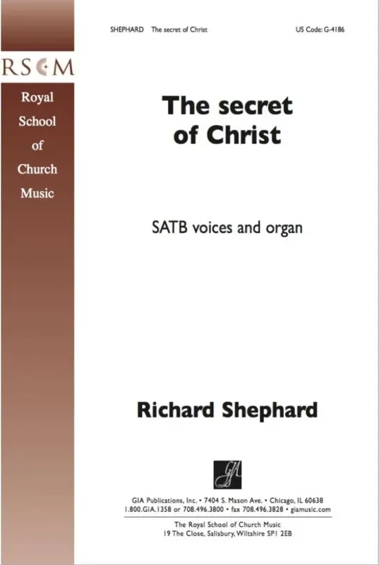 Richard Shephard Secret of Christ, The Gemischter Chor mit Begleitung
