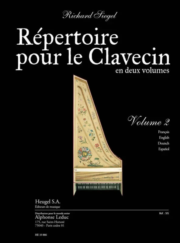 Richard Siegel Répertoire pour le clavecin volume 2 [6-7] Cembalo
