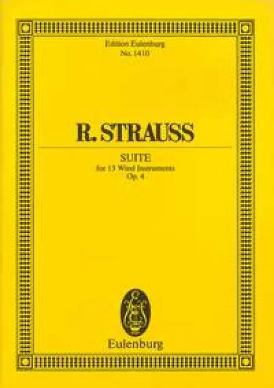 Richard Strauss Suite Bb major op. 4 Kammerensemble