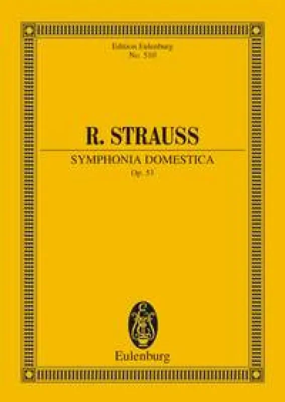 Richard Strauss Symphonia Domestica Op. 53 Orchester