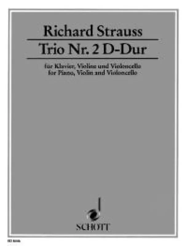 Richard Strauss Trio No. 2 D major o. Op. AV. 53 Klaviertrio