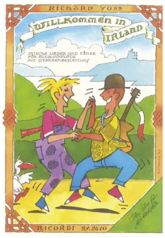 Richard Voss Willkommen in Irland Altblockflöte mit Begleitung